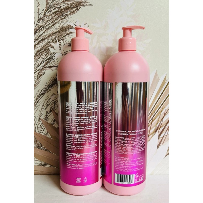 Delfanti 2-Pack Delfanti ~ Biotin & Coconut Oil Ultra Hydrating