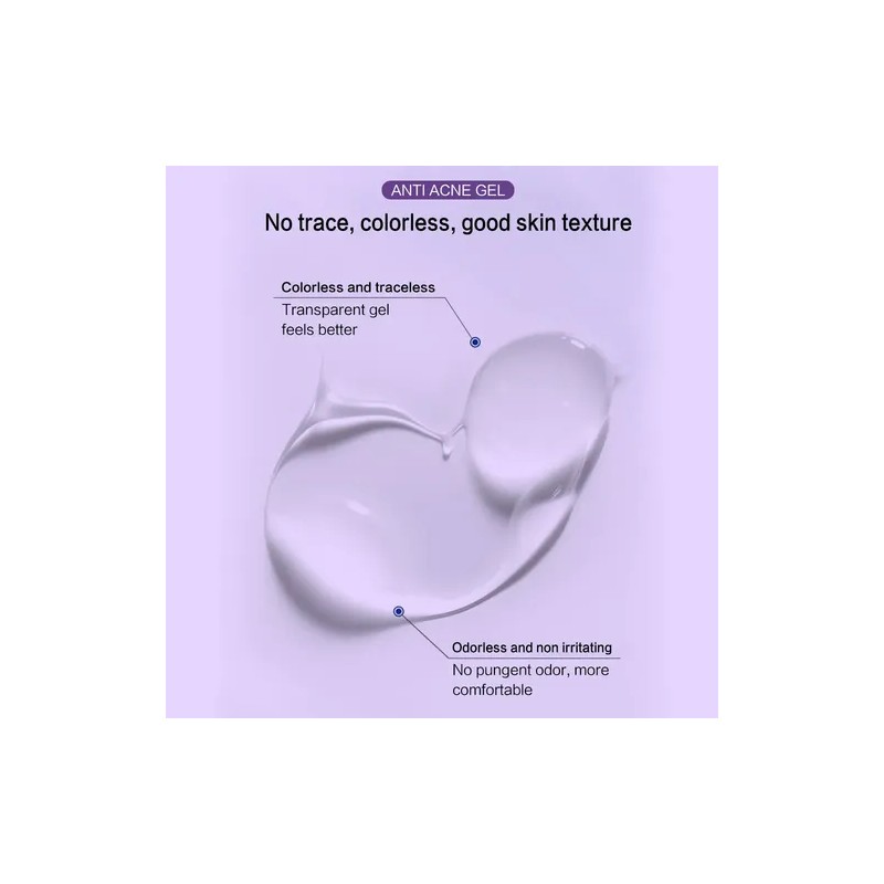 3pcs Gel Peróxido Benzoilo 10% Elimina Acné Puntos Negros