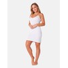 Bellivalini BLV50-271 Women's Smooth Petticoat V-Neck Adjustable Straps, White
