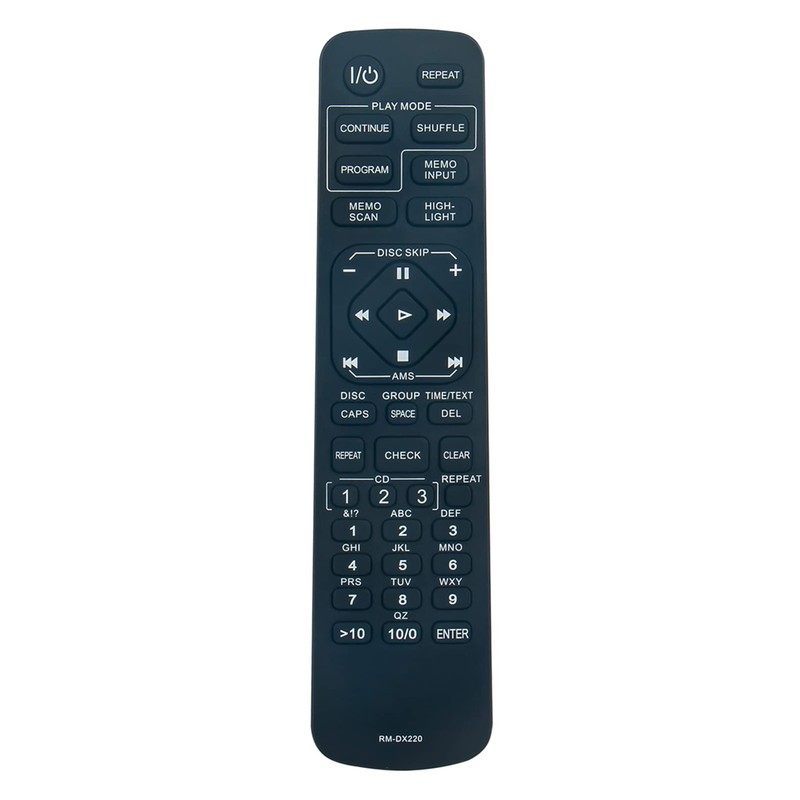 RM-DX220 Replacement Remote Control -ALLIMITY- fit for Sony Disc CD