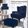 Easy-Going Stretch Wingback Chair Sofa Slipcover 1-Piece Sofa Cover Furniture