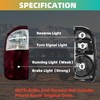 WEISIGAO Tail lights Compatible With TOYOTA TUNDRA 2004-2006 Rear Lamps
