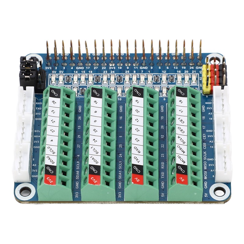 Sensor Expansion Board for 4B 3B CM4 PCF8591 LED GPIO
