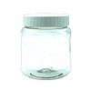 Envase Bote Tarro Contenedor pet plástico 250ml con tapa plana