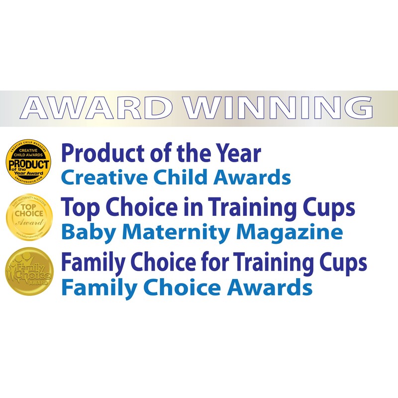 Reflo Smart Cup (Blue & Green 2-Pack) Open Training Cup,