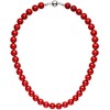 Jobo Ladies 10mm Shell Pearl Necklace 45cm, Metal, Pearl