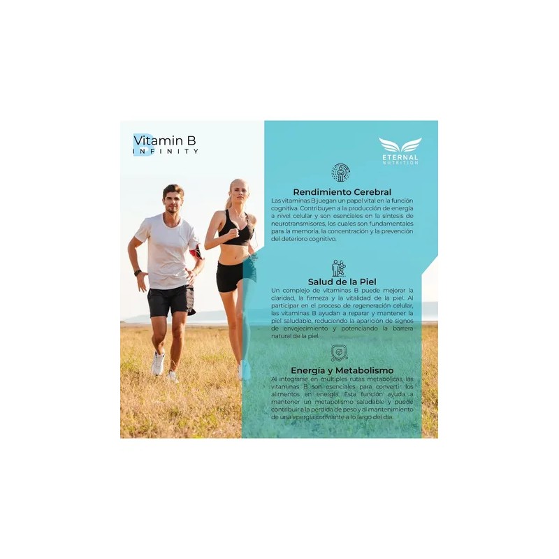 ETERNAL NUTRITION Infinity Complejo B Elevado (300 Cápsulas) 11 Formas
