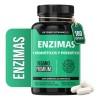 Enzimas Digestivas Probióticos Y Prebióticos Prebiotic - Lactobacillus Acidophilus, Lactasa, Lipasa - Digestive Enzymes Fibra - Probioticos Mujer / Hombre - Flora - 180 Cápsulas