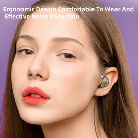 QKZ HI7T Auriculares con cable, juegos (negro)