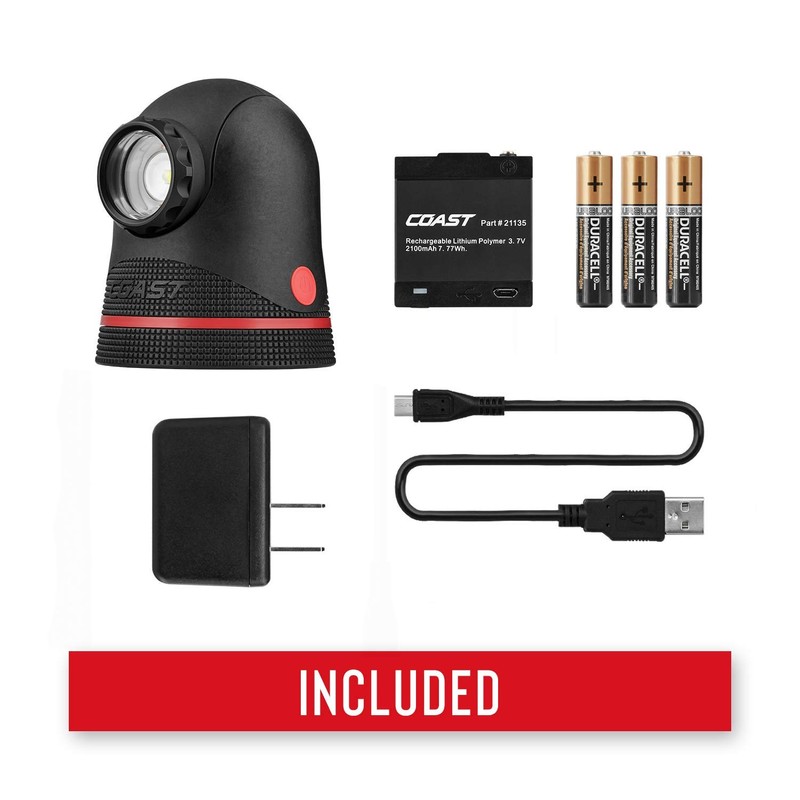Coast PM500R 700 Lumen Rechargeable Focusing LED Magnetic Work Light