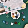 Kioiner 20 Pcs Heart Shape Stones, 2 cm Love Heart