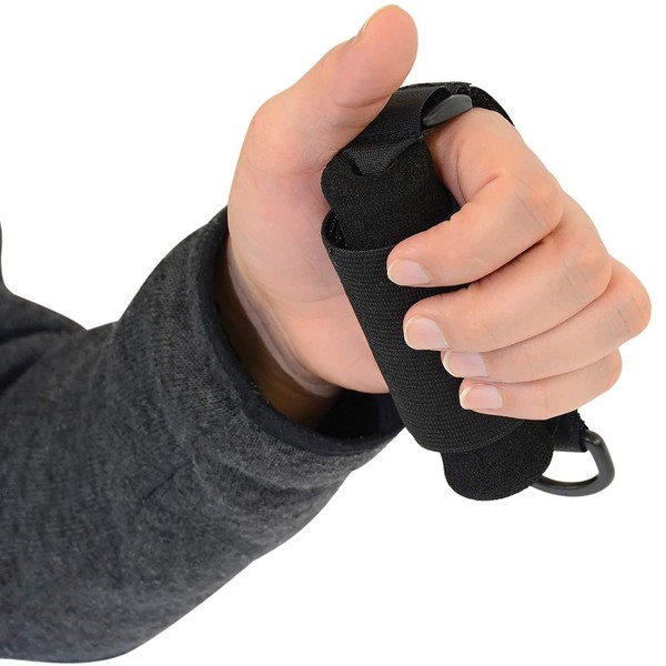 Hand Strap Utensil Holder Adjustable Cuff Holder Strap Eating Assistance Grip Strap for Weak Grip Limited Mobility Stroke Arthritis for Elderly