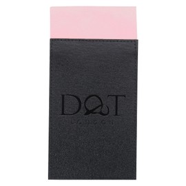DQT Plain Satin Pre Folded Straight Fold Pocket Square Handkerchief for Men - Baby Pink