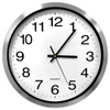 ALEENFOON 30 cm Modern Metal Wall Clock Quartz Silent No