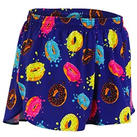 BOA Running Men's Stretch 3" Printed Half Split Trainer- Donuts