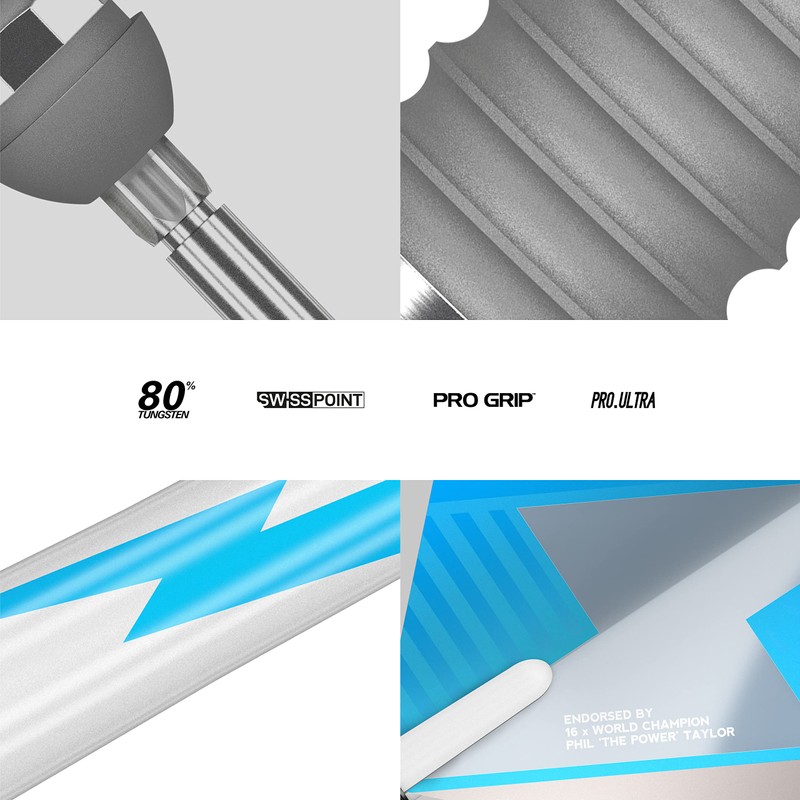 ターゲットダーツ フィルテイラー パワーシリーズ シルバー 23G タングステン スイス・ポイント スチールチップ ダーツセット