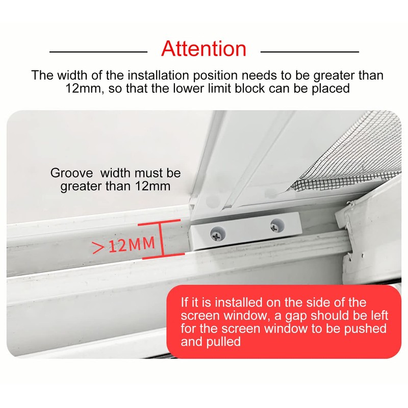 I-EASYDWW 8 Pack Window Locks, Sliding Window Locks for Vertical
