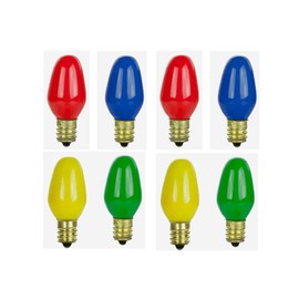 Sweet Online Deal Colors Mini Night Light Bulbs 8PC