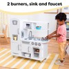 KidKraft Vintage Wooden Play Kitchen with Pretend Ice Maker and
