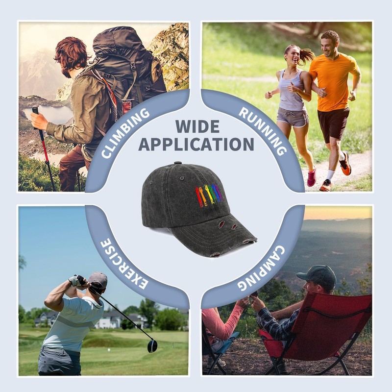 Be Kind Colorful Sign Language Hats for Womens Washeds Distressed