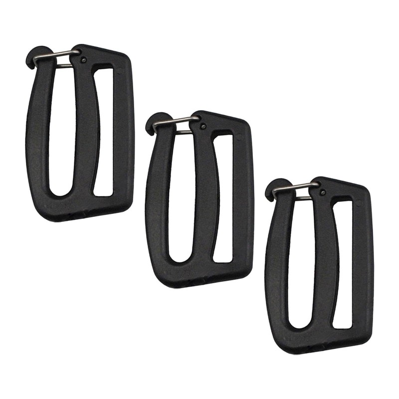Baoblaze 5pcs Adjustable Buckles Webbing, Plastic Buckle for Webbing, Buckle