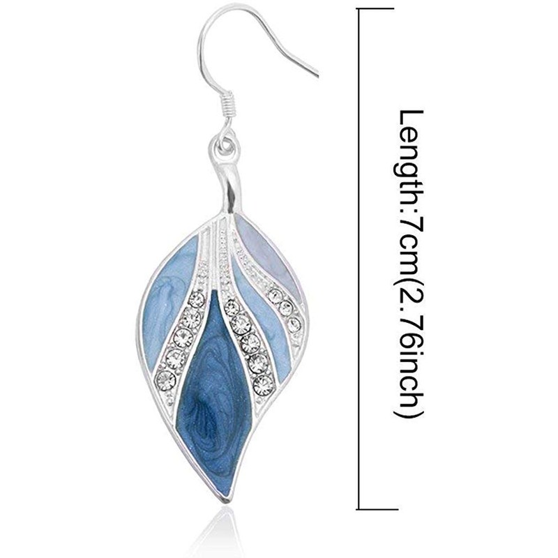 OYEFLY Dangle Earrings Sterling Silver Drop Earring Handmade Bohemian Teardrop