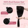 SEGOHAIR Clip In Hair Extensions for women One Piece 5
