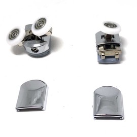 Set of 4 Shower Door Rollers Runners Wheels PULLERS(Roller Diameter 23mm)