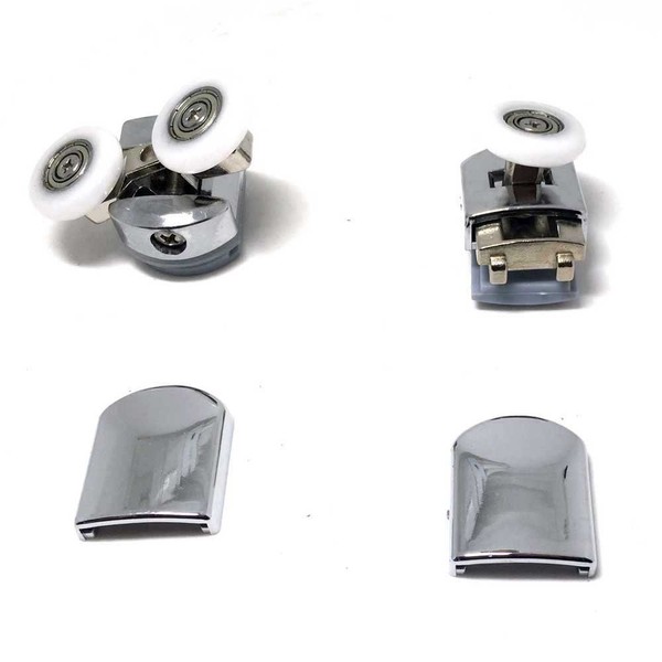 Set of 4 Shower Door Rollers Runners Wheels PULLERS(Roller Diameter