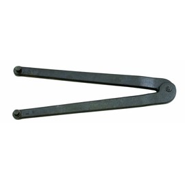 Martin 484 High Carbon Steel 4 Extreme Capacity Adjustable Face Spanner, 10-3/8" Overall Length, Industrial Black Finish