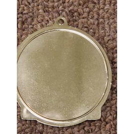Unbranded Colorful cheerleading gold medal with stars, engraving included, 2" diameter