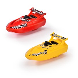 Dickie Toys Ocean Rider (15cm) - Wind Up Boat with Steering Bathtub Toy Random Color for Children Ages 3+