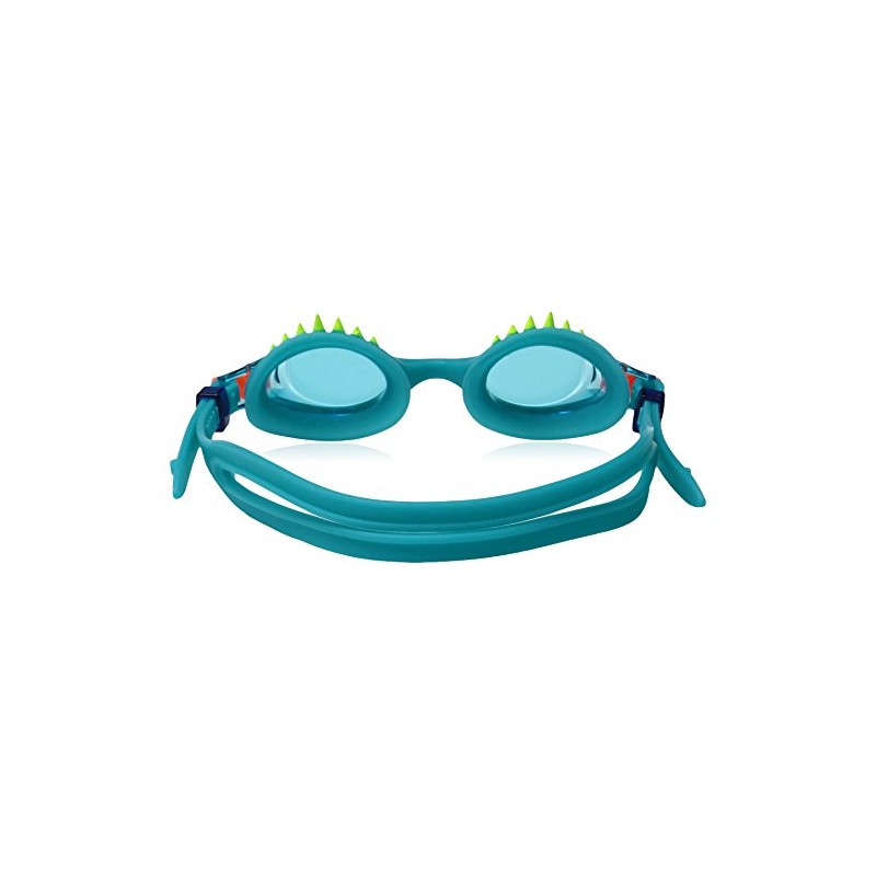 TYR Kids Swimple Spikes Googles, Spikes/Blue/Turquoise, One Size
