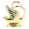 Gold Napkin Holder Elegant Modern Tissue Dispenser Stand Zinc Alloy