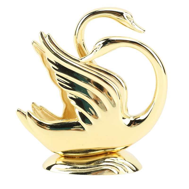 Gold Napkin Holder Elegant Modern Tissue Dispenser Stand Zinc Alloy