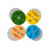 Panfreet 4"/100mm 4 Step Polishing Diamond Pads,Granite Polishing Pads Wet