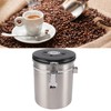 1.5L Coffee Canister Coffee Container with Scoop Date Tracker Stainless
