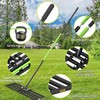 Seeutek Lawn Leveling Rake, 45” x 10” Lawn Leveler with