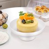 Luxshiny Footed Fruit Bowl Fruit Serving Bowl Colander Plate Footed