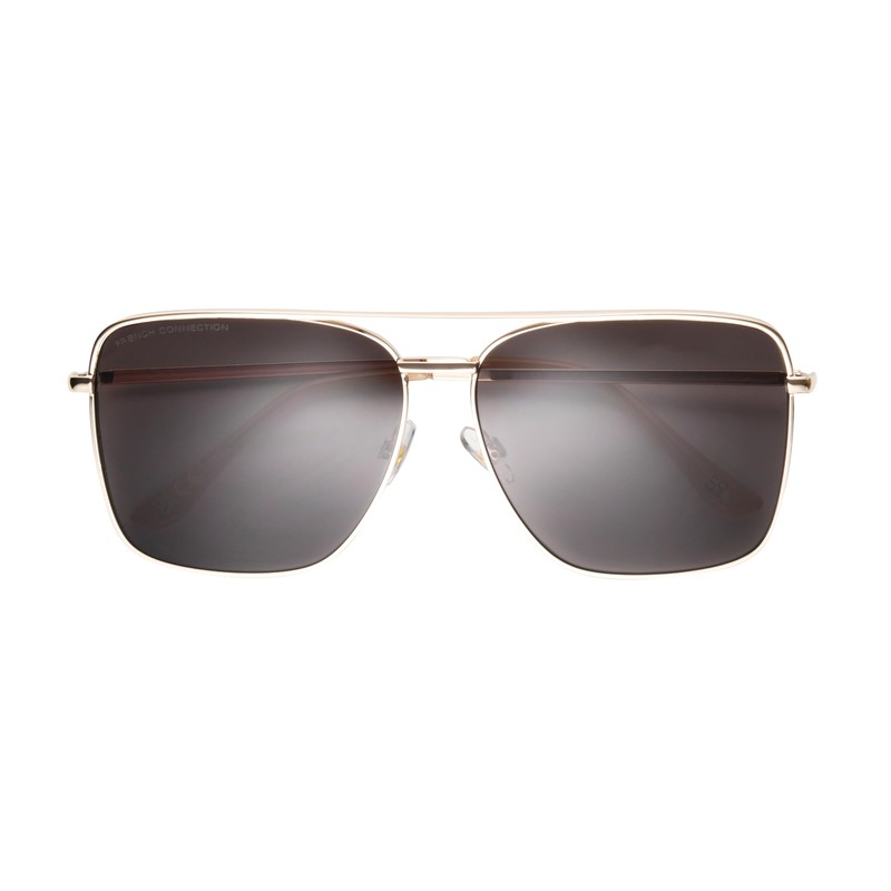 French Connection Women's Coralie Sunglasses, Gold, 62 mm