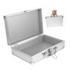 TEHAUX Aluminum Alloy Storage Box Portable Briefcase for Tools Documents