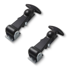 LXJZCP Premium Rubber Hasp with Plunger for RV Battery Box Strap, Tool Box Latch,Tool Room Latch,The Utility Room Latch,Pet House Latch - Secure and Durable(2pk)…