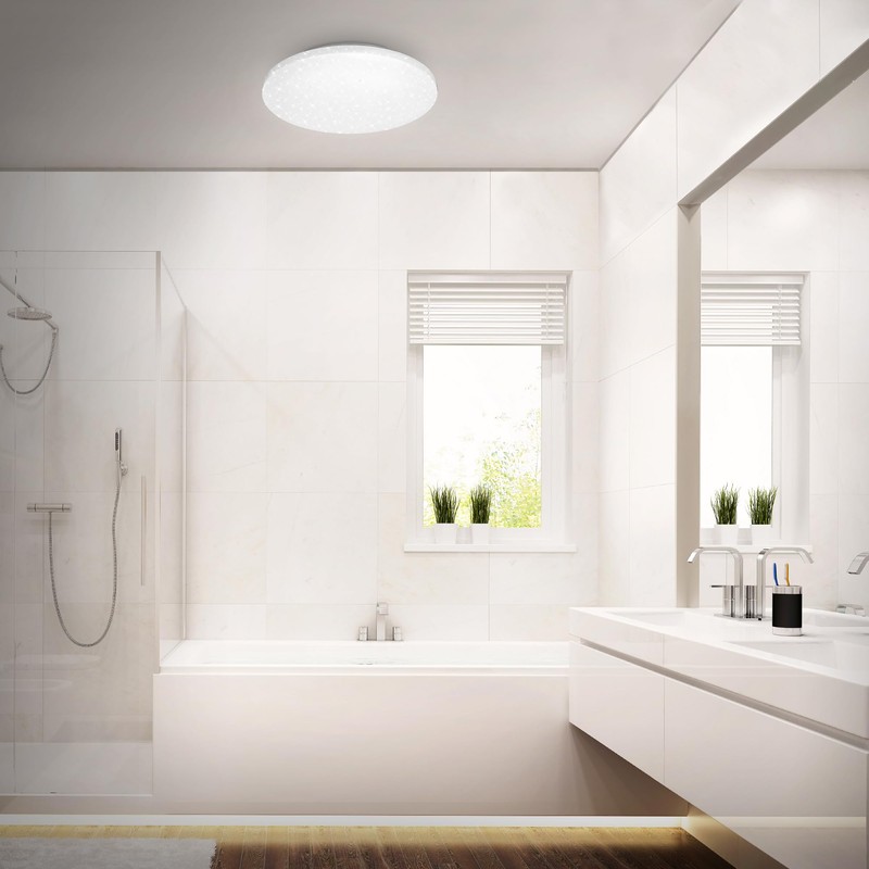 BRILONER - LED Ceiling Light with Star Decoration, LED Ceiling