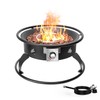 ONLYFIRE OUTDOOR LIVING Propane Gas Fire Pit 22¡±, Portable Smokeless
