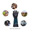Sand Blasting Cleaning Gloves Rubber 23.6" Heavy Duty Sandblasting Gloves
