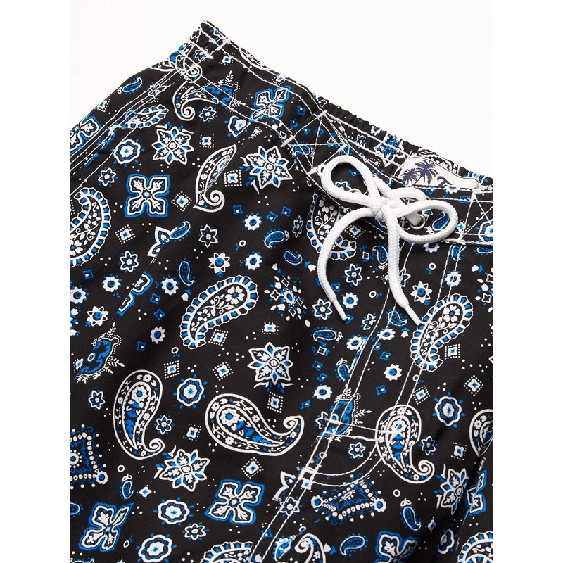 Trunks Swami - Bañador para Hombre de 20,3 cm, Negro,