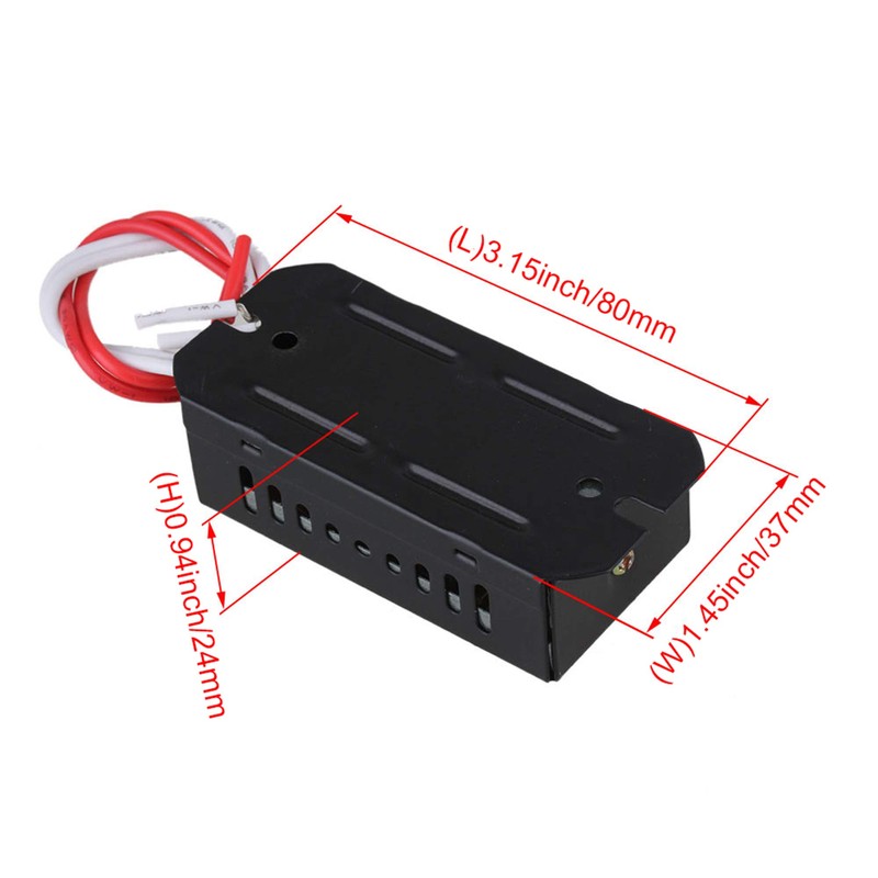 BQLZR AC 110V to 12V 80W Power Supply Transformer Adapter
