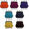 AYANOKOJI Leather Drawstring Handbag, Wallet, Small, Canvas, Arabesque, Polka Dot,