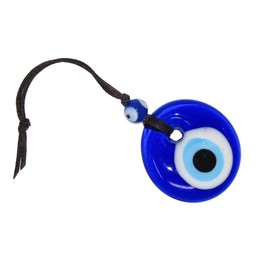 638-4cm Lucky Evil Eye Glass Amulet Hanging Good Luck Protection Handmade by Jeannieparnell