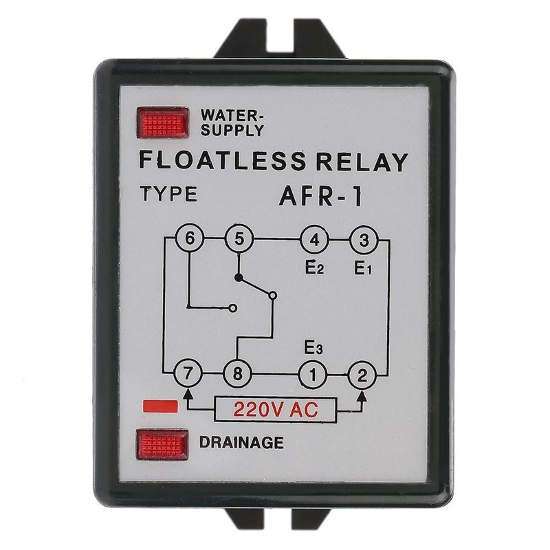 Garosa AC 220V Relays Floatless Level Switch Sensor Liquid Level